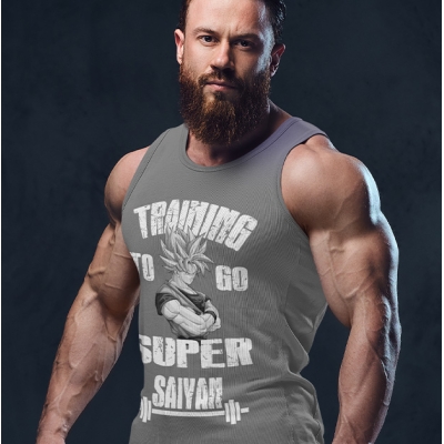 TANK TOP TRAINING TO GO SUPER SAIYAN